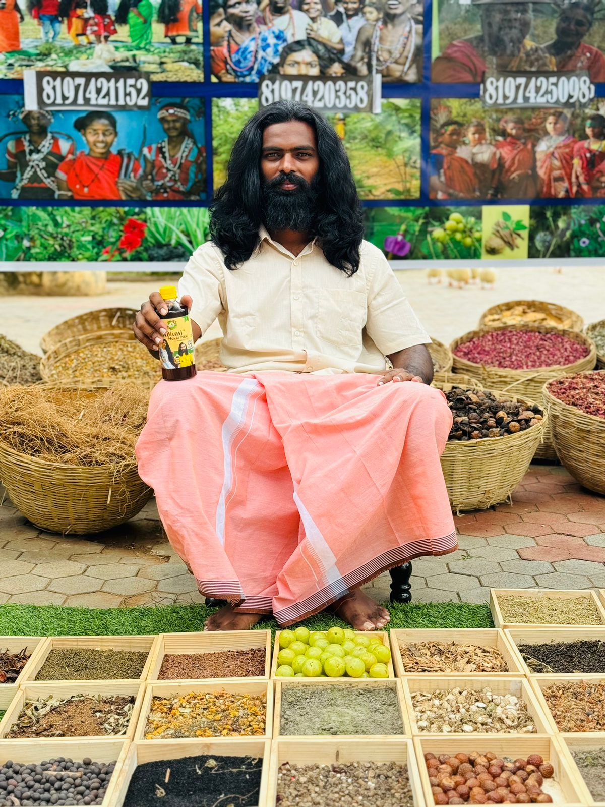 🔻Hakki pikki Adivasi Hair oil (Long Hair,Growth Hair And Grey Hair)